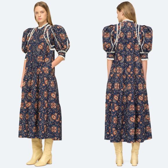 Sea New York NWT Womens Robina Button Down Dress Size X-Small - Picture 2 of 16